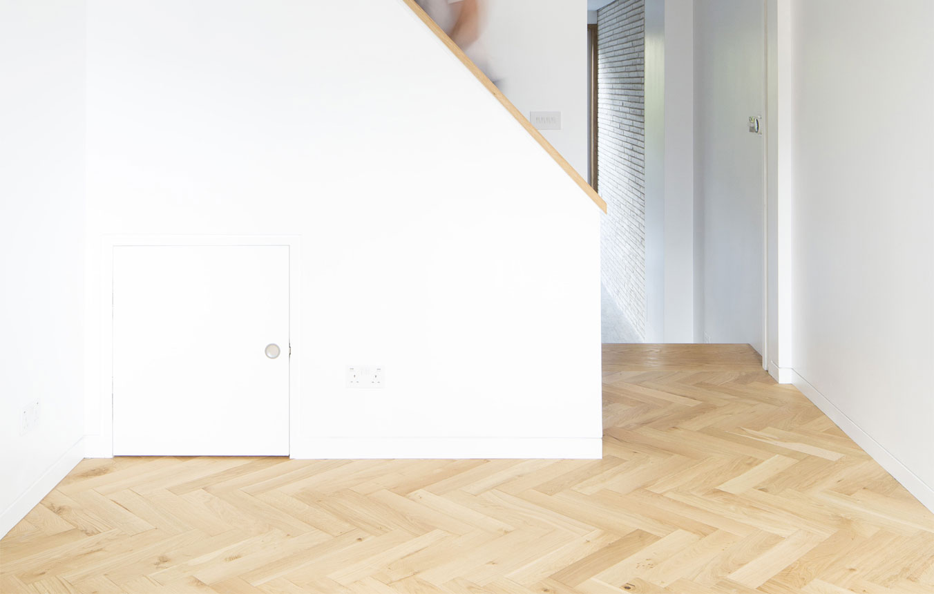 Almond Herringbone Wood Flooring | Ted Todd Fine Wood Floors
